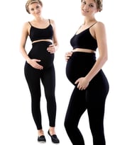 SİYAH MI Emay 5400 Seamless Soft Hamile Tayt