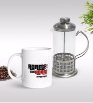 BK Gift Kişiye Özel Adam Gibi Adam Tasarımlı Kupa & French Press Seti-1 (Model 1)