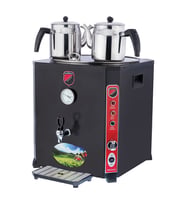 Işıkgaz Silver Elit Jumbo 36 Litre 3 Demlikli Çay Kazanı Makinesi (Gri)