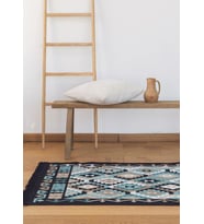 Bigghome SA1818A  Çift Taraflı Kilim 80*150 cm (Çok Renkli)