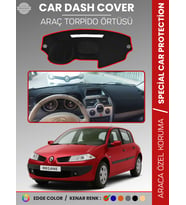 RENAULT MEGANE 2 NAVİGASYONSUZ (2003-2009) Torpido Örtüsü Ön Göğüs Halı Torpido Koruma Araca Özel