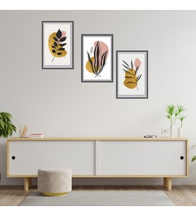 3 Parçalı Çerçeve Görünümlü Mdf Tablo 08
