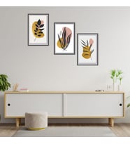 3 Parçalı Çerçeve Görünümlü Mdf Tablo 08