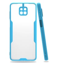 Newface Xiaomi Redmi Note 9S Kılıf Platin Silikon - Mavi
