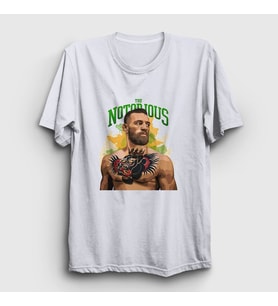 Presmono Unisex Beyaz Tattoo Ufc Conor McGregor T-Shirt 312888tt