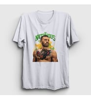 Presmono Unisex Beyaz Tattoo Ufc Conor McGregor T-Shirt 312888tt