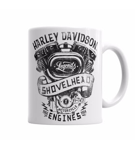 Harley davidson    Kupa  Bardak Porselen
