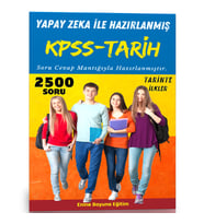 Yapay Zeka İle KPSS Tarih (Güncel Müfredat)