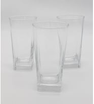Paşabahçe 41300 3Lü Carre 305cc/10oz Su Bardağı