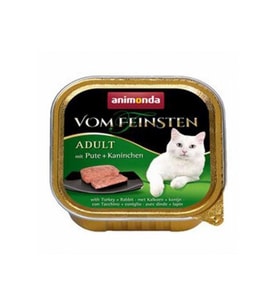 Animonda Vom Feinsten Tahılsız Hindi & Tavşanlı Kedi Konservesi 100gr