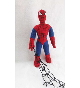 Spider-Man (Örümcek Adam) Amigurumi Organik Oyuncak