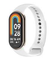 Lexroo Xiaomi Mi Band 9 Serisi Klasik Kordon Silikon Strap Kayış - Beyaz