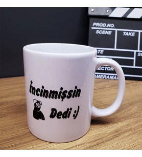 İncinmişsin Dedi Tasarımlı Kupa Bardak