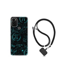 General Mobile Gm21 Plus Kılıf Silikon Desen Boyun Askılı Pi 1701