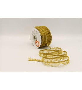 Fırfırlı Lastikler 18 mm Genişlik - 25 mt Hardal