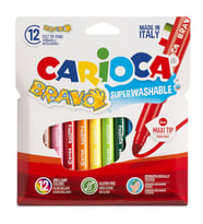 Carioca Bravo Süper Yıkanabilir Keçeli Kalem 12'Li 42755