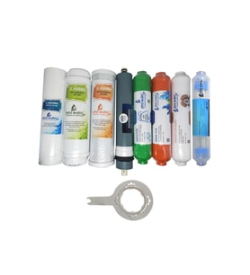 Pera Water Açık Kasa Su Arıtma Cihazına Uygun Platinium Mebran 8li Alkali+mineral+detox Filtre Seti