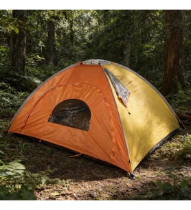 4 Kişilik Yarı Otomatik Kamp Çadırı – Suya Dayanıklı, Hızlı Kurulumlu Outdoor Aile Çadırı, Doğa, Kamp ve Piknik 200x200x135 cm (5680)