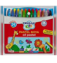 Kidz Çantalı Pastel Boya 24 Renk