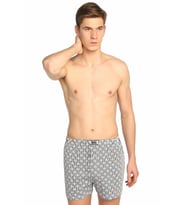 Seher 6 Adet Karışık Desen Penye Boxer (Çok Renkli)
