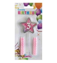 MUM 3 YAŞ YILDIZLI PEMBE PK:1-1-