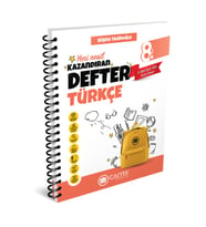 Çanta Yayınları 2024-2025 Müfredat 8.Sınıf Yeni Nesil Alıştıran Türkçe Defter Konu Anlatımlı Soru Bankası (Çok Renkli)