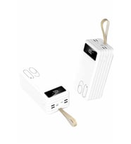 Powerbank 60.000 Mah Taşınabilir Şarj Hızlı El Fenerli Dijital Göstergeli
