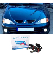 Renault Megane 1 Led Xenon Kısa Far Ampulü H7 Ultimate 9500 Lumens Yeni Seri Beyaz