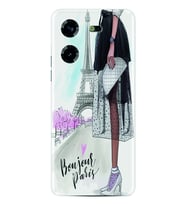 Tecno Pova 5 Kılıf Resimli Desenli Baskılı Silikon Bonjour Paris 1419