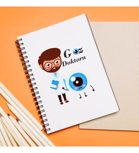 Göz Doktoru Tasarımlı Defter