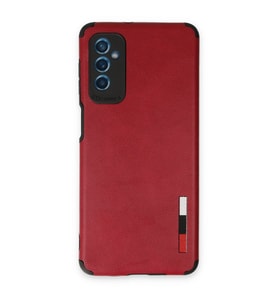 Samsung Galaxy M52 5g Kılıf Loop Deri Silikon - Kırmızı