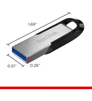 Ultra Flair 128 GB USB 3.0 Flash Bellek - SDCZ73-128G-G46, Gümüş