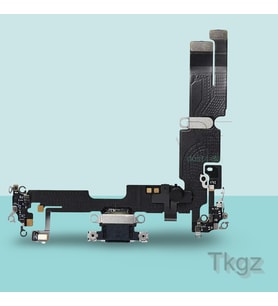 Apple İphone 14 PLUS Full Şarj Soketi Filmi FLEX (SİYAH)