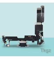 Apple İphone 14 PLUS Full Şarj Soketi Filmi FLEX (SİYAH)