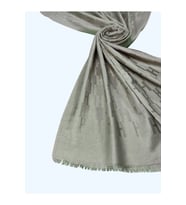 Işıl İpek - H Desen Kaşmir İpek Şal 75x190 cm (Vizon)