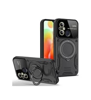 Redmi 12C Kılıf Joy Lens Standlı Kapak - Siyah