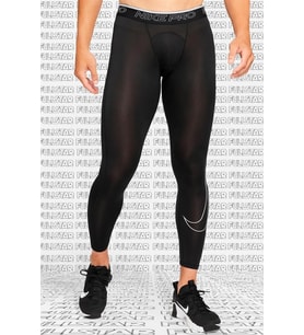 Nike Pro Dri Fit Mens Leggings Black Erkek Antrenman Taytı Siyah