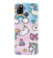 INFINIX Smart 4 5 6 Zero 8 S5 Pro Kılıf Desemli Silikon Unicorn Mektup 1800