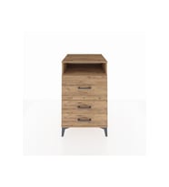 Kronos Komodin Tek Raflı 3 Çekmeceli 60x59x96 Çam-Çam