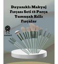 umuşak Kıllı Es Tasarımlı 13'lü Makyaj Fırçası Seti Günlük ve Profesyonel Kullanım