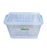 Polytime Şeffaf Kilitli Mutfak Eşya Gıda Saklama Düzenleme Kabı Kutusu - Dikdörtgen - 30 Litre