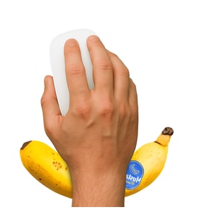 Mustard Banana Mouse Bilek Desteği (Sarı)