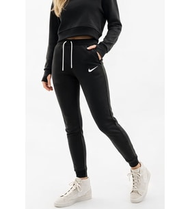 Nike Sportswear Essential Fleece Fermuar Cepli Kadın Siyah Eşofman Altı