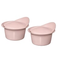 IKEA FARGKLAR mat açık pembe 0,2 lt fırın-servis kabı