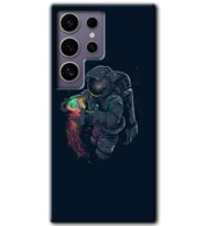 Galaxy S24 Ultra Kılıf HD Desen Baskılı Kılıf - Astronot Kıyafeti