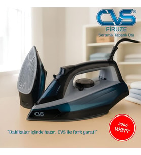 CVS DN 5483 Firuze Seramik Tabanlı 3000 W Ütü