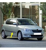 Skoda Fabia 2011-2014 Sağ Ön Kapı Çıtası Düz 5J6853516