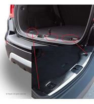 Opel Mokka Uyumlu 2012 2020 Arka Tampon Eşiği Krom Parça