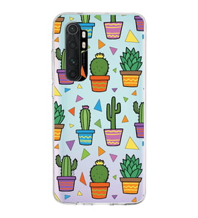 PrintiFy Xiaomi Mi Note 10 Lite ile Uyumlu 1mm Slim Fit Water Color 4 Baskılı Şeffaf  Kılıf