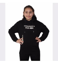 Uhlsport Base - Çocuk Siyah Pamuklu Sweatshirt - 7212300